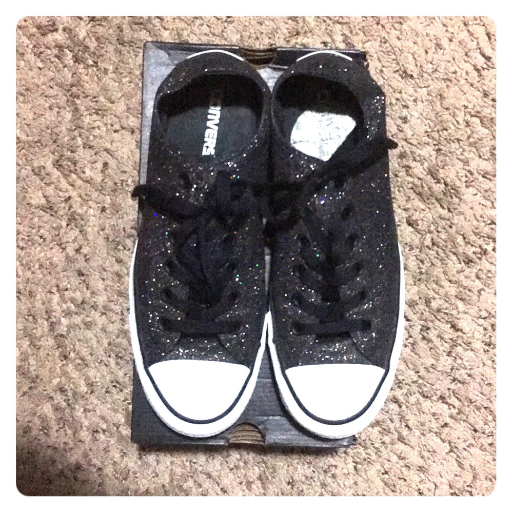 Chuck Taylor Glitter Converse women tennis w/box